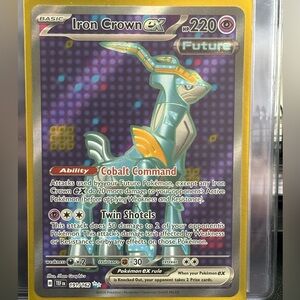 191/162 Temporal Forces Pokemon Card - Iron Crown EX Full Art
